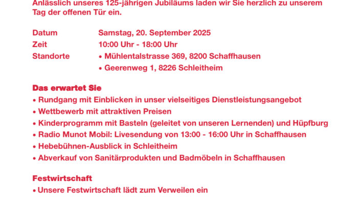Tag der offenen Tür